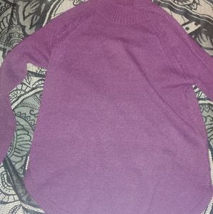 Purple Knit Turtleneck